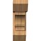 Ekena Millwork Balboa Slat Smooth Bracket w/ Offset Brace, Western Red Cedar, 7 1/2"W x 22"D x 22"H BKT0806X22X22BOA06SWR - alternate 3